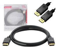 Cabo Displayport 1.8 Metros Blindado 4k Full Hd 1080p Kapbom