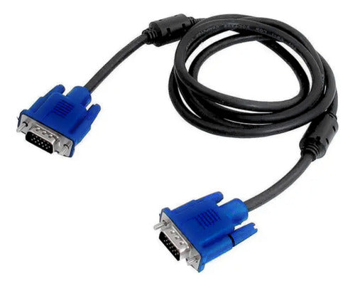 Cabo Vga/vga Conexão De Vídeo Para Pc E Tela 1.8 Metros Kapb