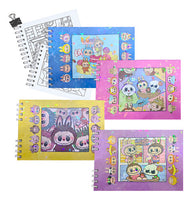 Caderno De Desenho Bobbie Goods Turma Labubu Capa Dura A5 Co