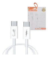 Cabo De Dados Tipo-c / Tipo-c 65w De 1 Metro Eletromex El-31