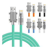 Cabo De Dados Lightning Acabamento Em Metal Led Kapbom Ka-02